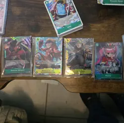 One Piece CCG Mixed Lot Holo, Rare, Promo and SR Cards All NM - Image 4