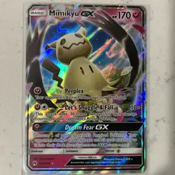 Pokemon Mimikyu GX Ultra Rare Card Lost Thunder Sun & Moon 149/214 - Image 1