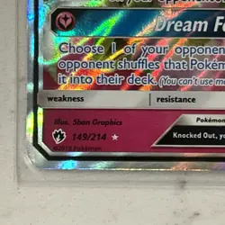 Pokemon Mimikyu GX Ultra Rare Card Lost Thunder Sun & Moon 149/214 - Image 2