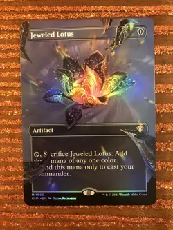 MTG - Jeweled Lotus - Borderless Commander - Foil - Alt Art - Watch Item Video! - Image 1