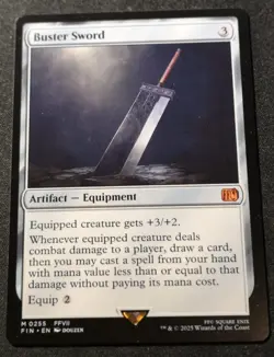 Buster Sword - FIN - MTG - EN - NM - 0255 - Image 1