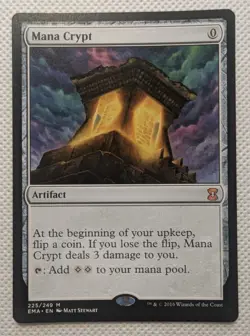 Mana Crypt - NM - Regular - Eternal Masters MTG Magic The Gathering - Image 1