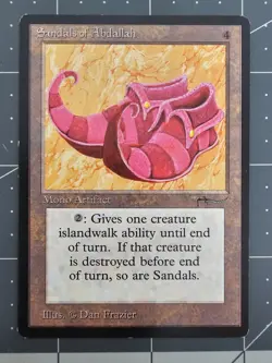 MTG ⭐ Arabian Nights ⭐ Sandals of Abdallah ⭐ Vintage Legacy ⭐ Reserved List - Image 1