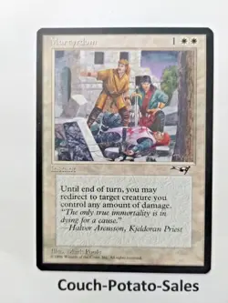 MTG Martyrdom - v2 Alliances Regular Common - Premium NOS - Uncirculated - Image 1
