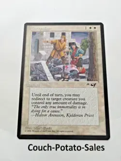 MTG Martyrdom - v2 Alliances Regular Common - Premium NOS - Uncirculated - Image 2