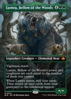 Lumra, Bellow of the Woods Borderless #342 | BLB Bloomburrow | MTG - Image 1