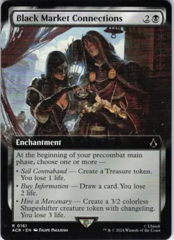 MTG Black Market Connections (Extended Art) (161) | NM | Assassin's Creed {ACR} - Image 1