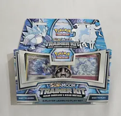 *NEW/SEALED* Pokemon Alolan Sandslash & Alolan Ninetales Sun & Moon Trainer Kit - Image 1
