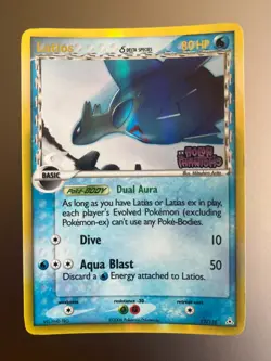 Reverse Holo Latios #12 Rare Holon Phantoms Pokemon Card 2006 MP See Photos - Image 1