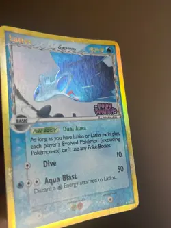 Reverse Holo Latios #12 Rare Holon Phantoms Pokemon Card 2006 MP See Photos - Image 2