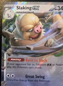 Slaking EX 147/191 Double Rare Scarlet & Violet: Surging Sparks Pokemon TCG - Image 2
