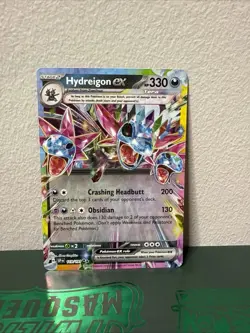 Hydreigon ex 119/191 SV08: Surging Sparks NM Pokemon Card TCG - Image 1