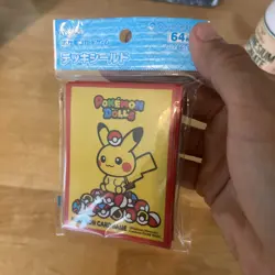 Pokemon TCG Center Sleeves Pack of 64 Sealed - Protector Pichu Pokemon Dolls - Image 3