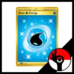 Pokemon TCG: Paldea Evolved - 279/193 - Basic Water Energy Gold - Image 1