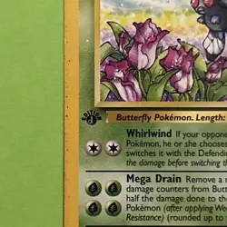 Pokemon Jungle 'D' Edition Error Butterfree 33/64 1st Edition Uncommon - Image 2