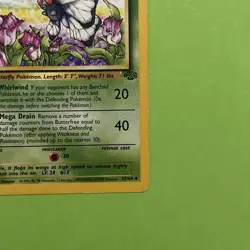 Pokemon Jungle 'D' Edition Error Butterfree 33/64 1st Edition Uncommon - Image 5