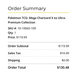 PRE SALE Pokemon TCG Phantasmal Flames Mega Charizard X EX UPC CONFIRMED 11/14 - Image 2