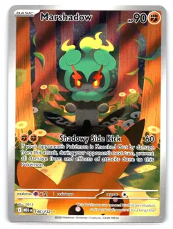 Pokemon TCG Mega Evolution Marshadow 146/132 Illustration Rare NEAR MINT - Image 1