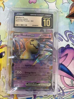 Pokemon Mimikyu ex Black Star Promo 004 CGC Graded Pristine 10 - Image 1