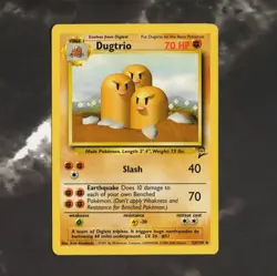Pokemon TCG Dugtrio Base Set 23/130 Regular Unlimited Rare - Image 1