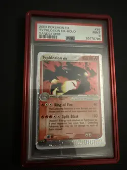 Pokemon TCG Typhlosion EX Sandstorm PSA 9 Mint - Image 1