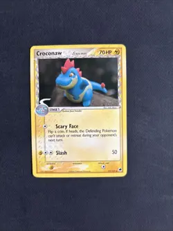 Pokemon TCG Croconaw EX Dragon Frontiers Regular Uncommon 27/101 Delta Species - Image 1