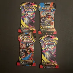 Pokemon Mega Evolution Full Art Sleeved Booster Pack Sealed - US Seller In Hand - Image 1