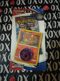 Pokemon Battle Styles Checklane Blister Pack With Charmander Promo (SWSH092) New 728192526978 - Image 1