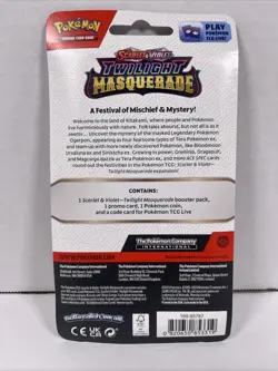 Twilight Masquerade Pokemon TCG Scarlet & Violet Booster Pack (Toxel) 820650853319 - Image 2