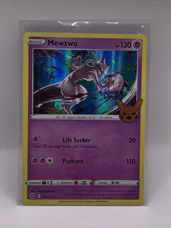 Mewtwo 56/172 Trick or Trade 2022 Holo Rare Pokemon TCG - Image 1
