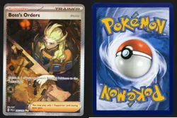 Boss's Orders Pokemon TCG 265/193 Paldea Evolved SIR NM - Image 1