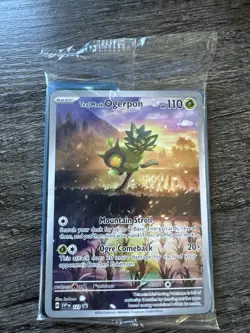 Pokemon SEALED Teal Mask Ogerpon SVP 123 Twilight Masquerade ETB Promo Holo - Image 1