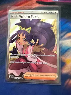Iris’s Fighting Spirit 180/159 Full Art | SV09 Journey Together | Pokemon TCG - Image 1