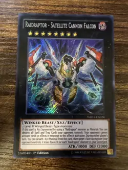 Yu-Gi-Oh Raidraptor Satellite Cannon Falcon 1st Edition WIRA-EN024 NM - Image 1
