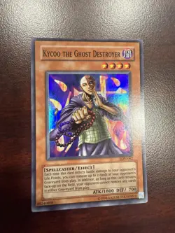 Yu-Gi-Oh!-Kycoo The Ghost Destroyer - Super Rare/Holo-LON-062-Original Print-LP - Image 2