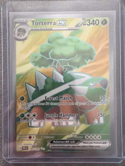 Torterra EX 185/162SV05: Temporal Forces Full Art English Card - Image 1