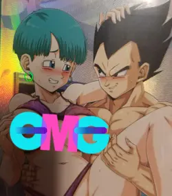 BULMA DRAGON BALL WAIFU SHINY FOIL ANIME CARD - Image 2