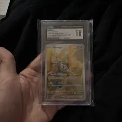 CGC 10 GEM MINT Mimikyu 075 Paldean Fates POKEMON CENTER ETB Promo Card - Image 1