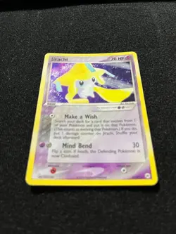 Pokemon TCG Jirachi Holo Rare Card 8/101 EX Hidden Legends 2004 LP - Image 2