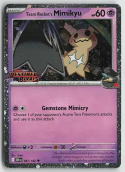 Team Rocket's Mimikyu (Prerelease) Uncommon Miscellaneous Cards & Products 087/1 - Image 1