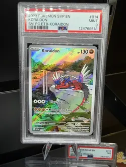 Koraidon 014 SVP 014SVP Pokemon Center Stamp Stamped Promo Card PSA 9 - Image 1