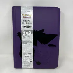 Pokemon TCG Card Game Elite Gengar 9-Pocket Zippered PRO Binder Collection - Image 1
