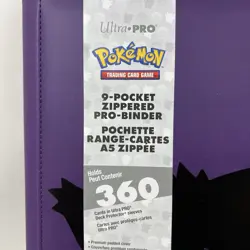 Pokemon TCG Card Game Elite Gengar 9-Pocket Zippered PRO Binder Collection - Image 4