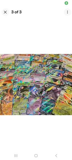 Huge 100 Pokemon Card GUARANTEED Gengar PACK Mystery Lot Ex Holo Foil TCG 151 - Image 3