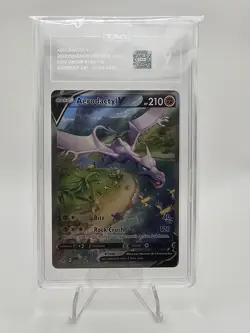 Aerodactyl V Alternate Art #180/196 Ultra Rare Pokemon Card Mint 9 Lost Origin - Image 1