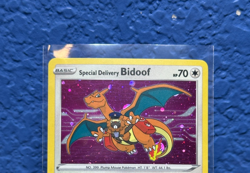 Pokemon TCG Special Delivery Bidoof SWSH177 Black Star Promo Card Near Mint - Image 3