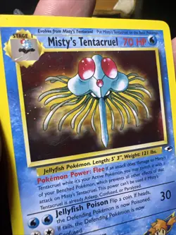 Pokemon TCG Misty's Tentacruel Gym Heroes Holo Rare Card 10/132 - Image 3