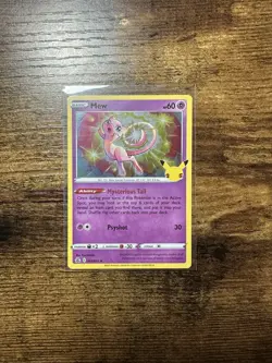 Mew Holo 11/25 Celebrations Pokemon TCG Single Card ENGLISH NM - Image 1