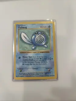 POLIWAG 1st Edition - Base Set - Shadowless Pokemon Card - WOTC - 59/102 NM/LP+ - Image 1
