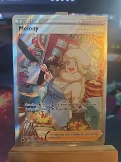 Pokemon TCG Melony Crown Zenith: Galarian Gallery Holo Ultra Rare Card GG64/GG70 - Image 1